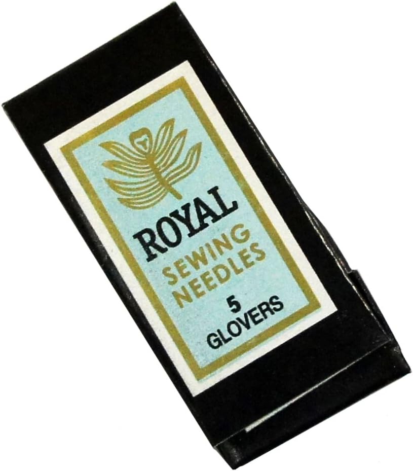 Glovers Needles Size 5 Triangle Shape Leather Craft 40 mm - Pack of 25