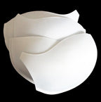 Packaging of the XL white sew-in push up bra pads.