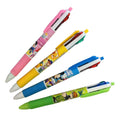 Pack of 4 multicolour retractable ballpoint pens for children