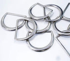 D ring buckles used in a fashion project for a belt