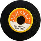 Polyester Thread JaneBrig Black Top Stitching 210D 3 Ply 1500m