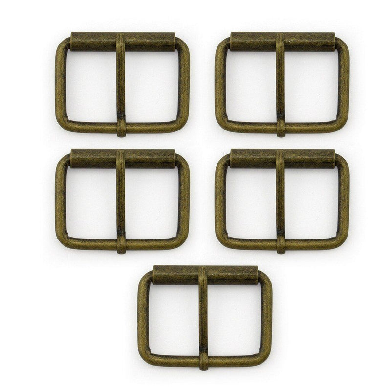 Large antique gold metal belt buckle on a white background.