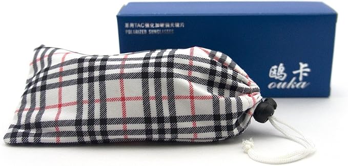 Soft fabric bag for storing sunglasses included