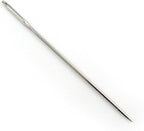 Close-up of T60 sewing needles showcasing their large eyes.