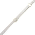 Adjustable Bra Shoulder Straps White 7mm width - 10 Pairs