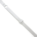Adjustable Bra Shoulder Straps White 10mm width- 10 Pairs