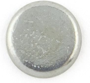 Close-up of a 10mm diameter hidden sew in snap magnet