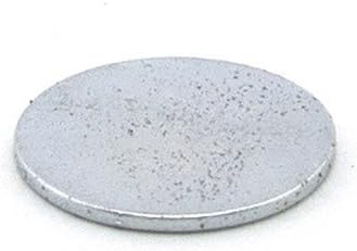 Side view of a strong flat snap magnet for sewing projects