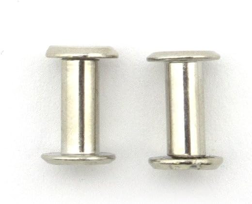 Different angles of the silver screw in studs for clarity.
