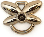 Butterfly double loops trims used as embellishments on clothing.