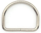 D ring buckle displayed with a measuring tape for size reference