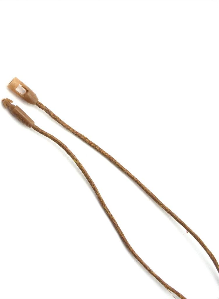 20cm waxed nylon string hang tag ready for attachment.
