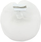 Ladies' Fashionable Feather Flower Bead Detailed and Mesh Ascot/Derby Day Fascinator Hat Headdress - White