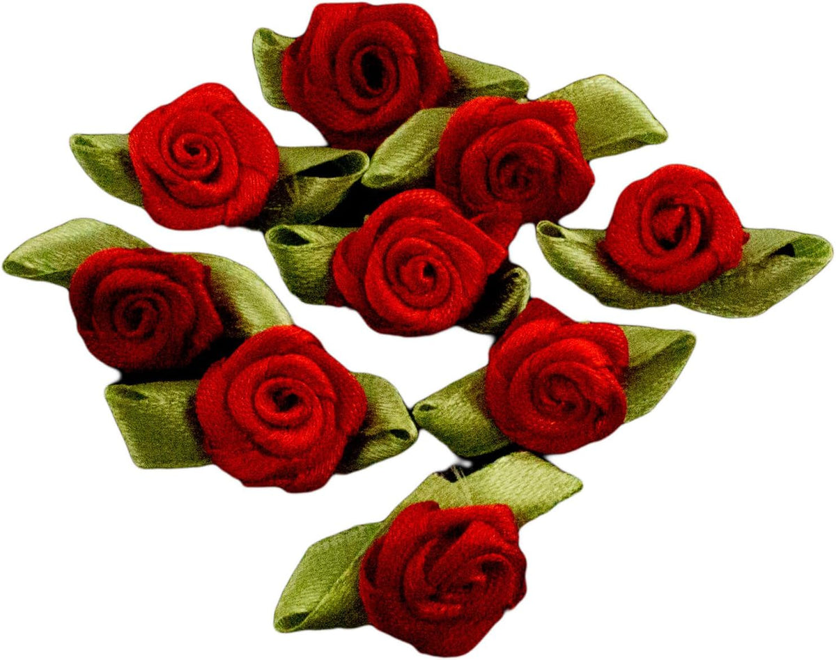 Assorted flower trims displayed for DIY projects