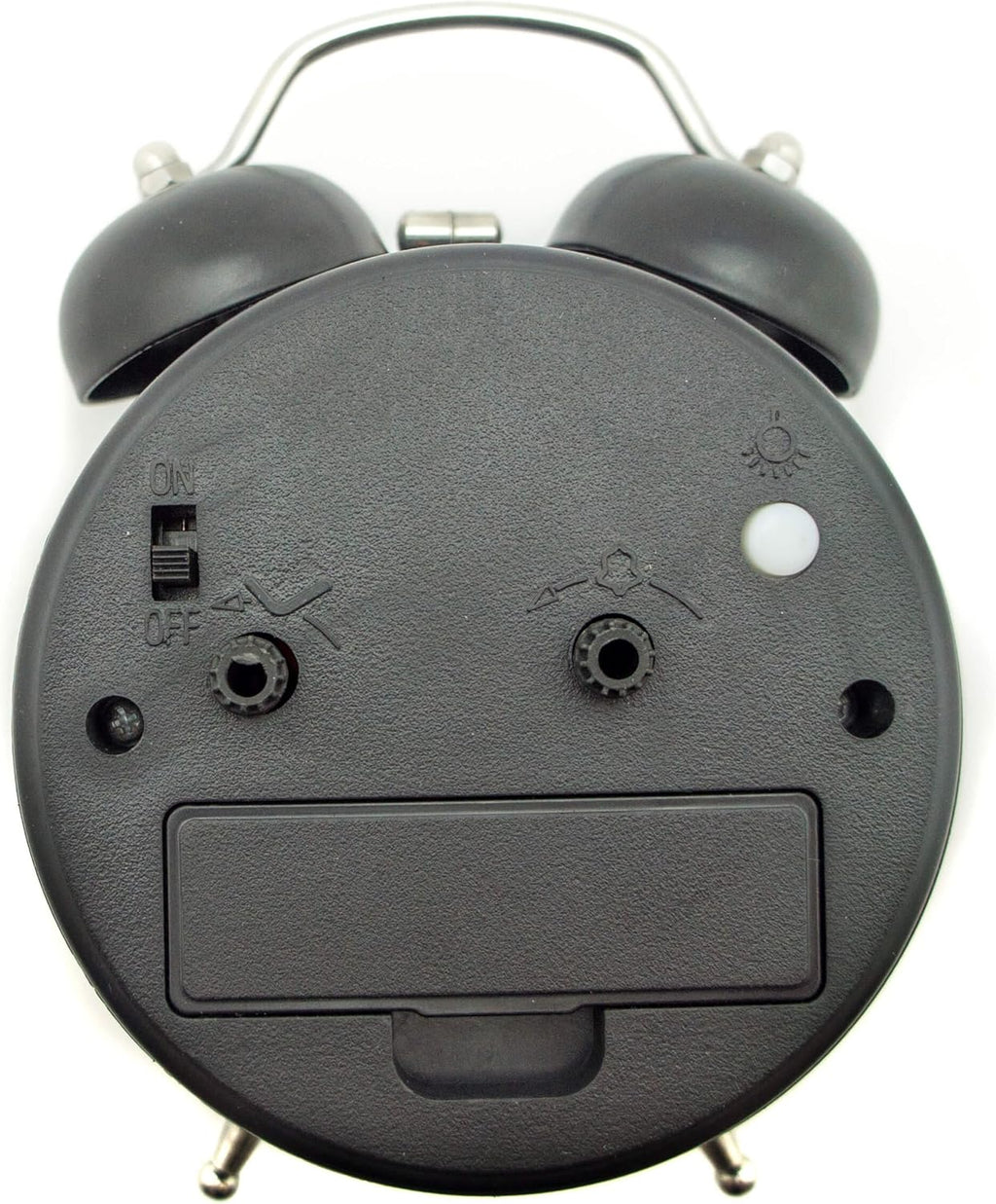 Side view of the 4.5" x 3" kids alarm clock