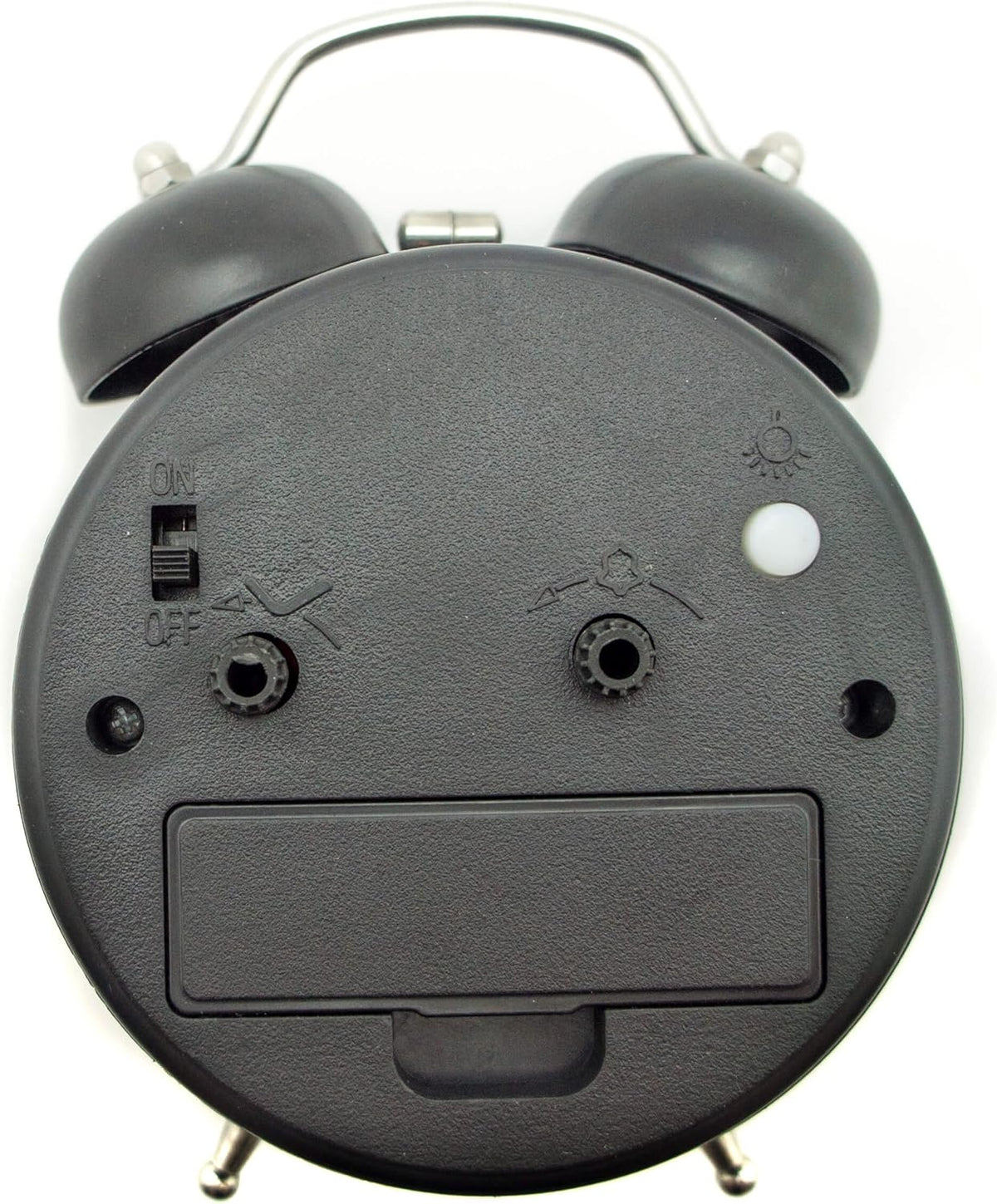 Side view of the 4.5" x 3" kids alarm clock