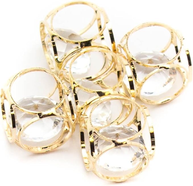 Stylish rounded cube pendant with diamante crystal in gold