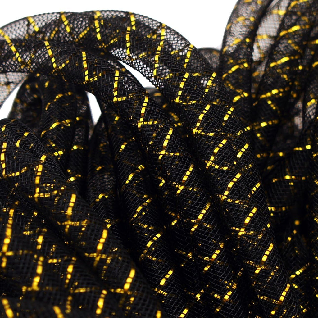 Close-up of lightweight millinery crin showing 8 mm diameter.