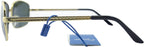 Sunglasses displayed on a flat surface for detail visibility