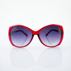 H1035 4038 Red Large Frame Ladies Fashion Sunglasses - Width at Temples 142 mm - 100% UV400 protection