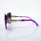 H1038 4038 Violet Large Frame Ladies Fashion Sunglasses - Width at Temples 142 mm - 100% UV400 protection