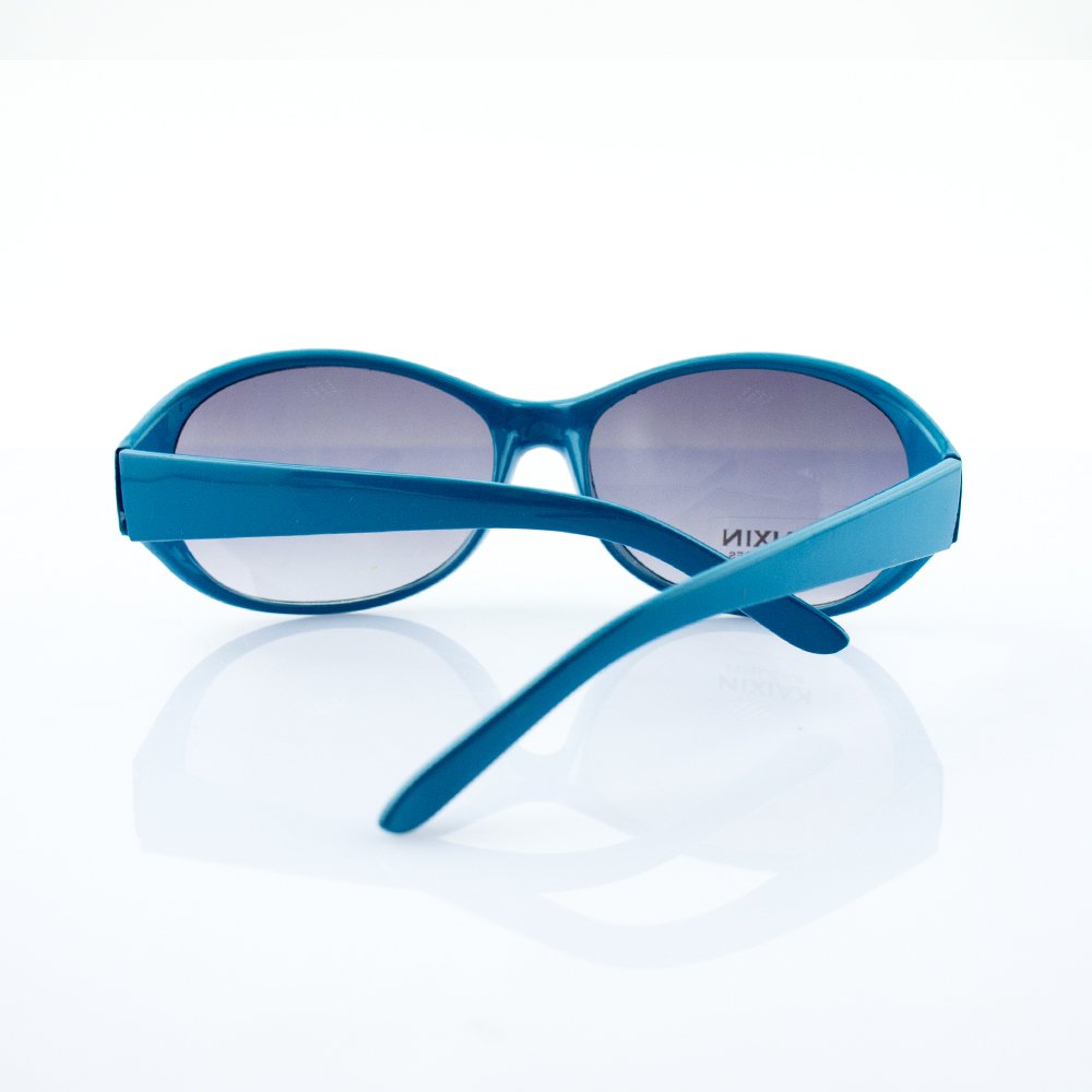 H1040 A-5 Stylish Turquoise Blue Frame Ladies Fashion Sunglasses - Width at Temples 140 mm - 100% UV400 protection