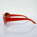 H1041 A-5 Stylish Cinnamon Brown Frame Ladies Fashion Sunglasses - Width at Temples 140 mm - 100% UV400 protection