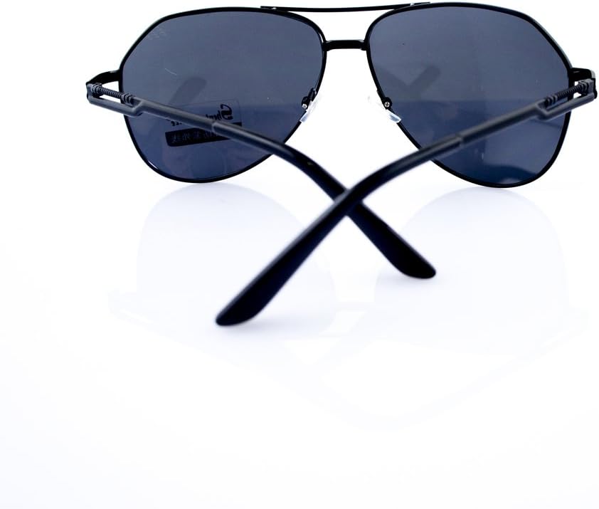 Side profile of the aviator sunglasses showcasing the arm length.