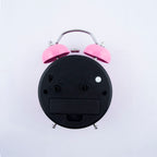 Side view of the twin bell alarm clock with light feature