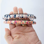 Pretty Summery Flower Print Alice Band Headband - Pack of 2