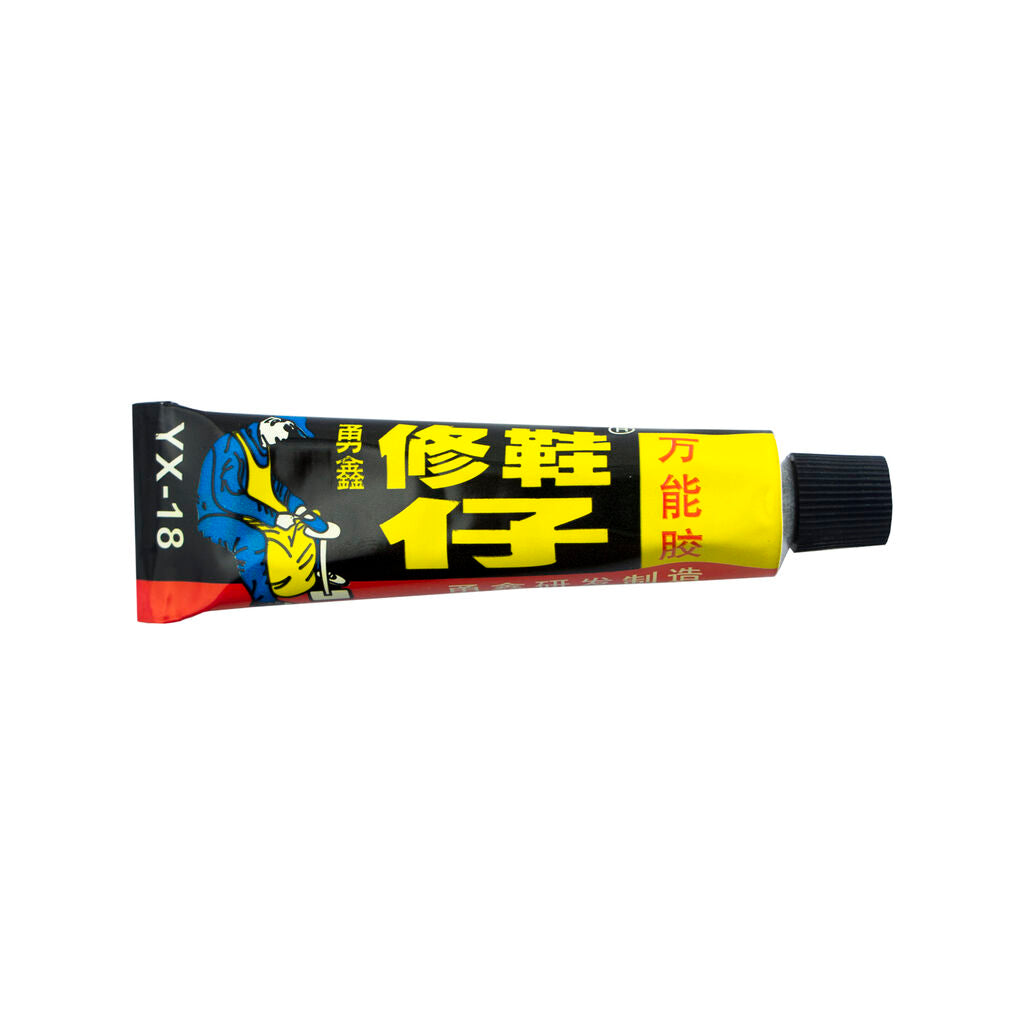 YX-18 general shoe repair glue tubes, fast-setting and transparent.