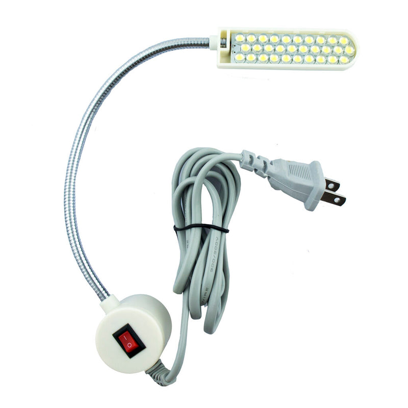 Elfin ELF-10 LED sewing machine lamp with magnetic base.
