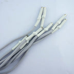 A Pair of Grey Hoodie Cords with Waterproof Cord Ends - 130 cm Long - Set of 2