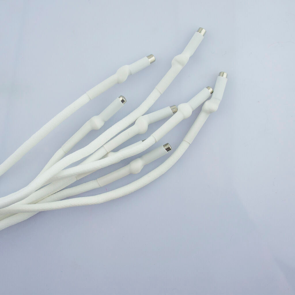 Packaging of the set of two black hoodie cords for sale.