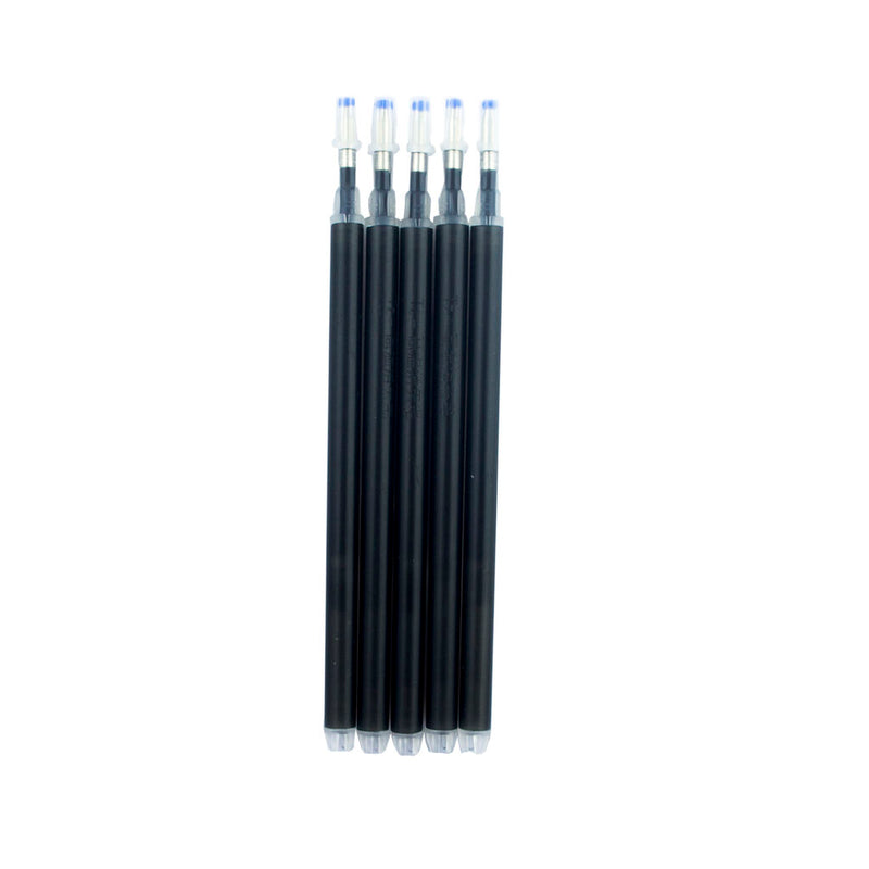 Pack of 5 black erasable pen leads for crafting