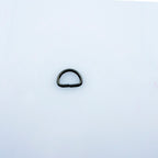 Dark Gun Metal Tone 14 mm Small D Ring Buckle - for Making or Repairing Belts, Bags 14 mm W x 10 mm H - Pack of 20