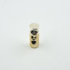 DZ-8083 Small Plastic Toggle Spring Stop Double Hole String Cord Locks 20 Pcs (Metalic Light Gold To