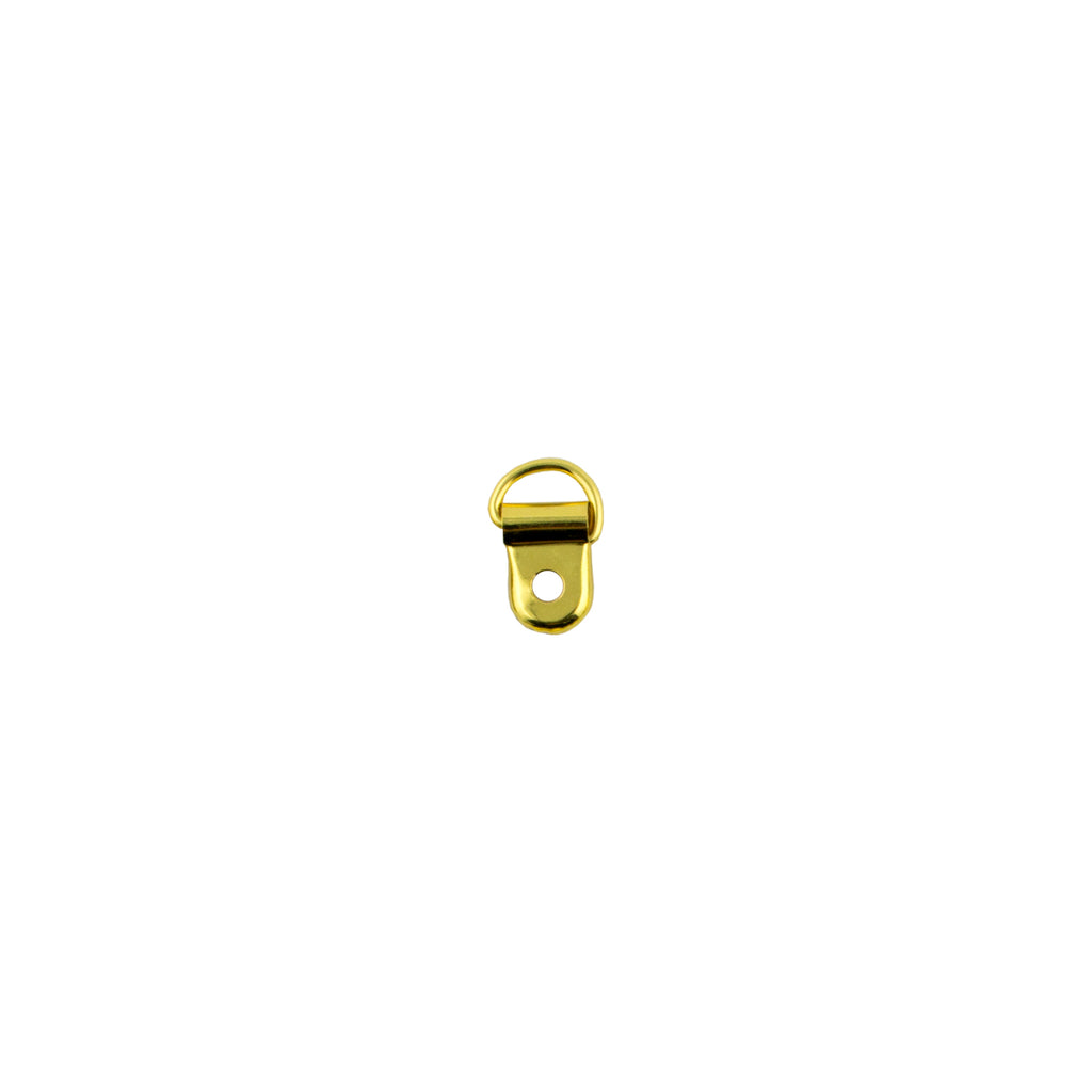 Shoe Boot Lace Eyelets with Gold Tone Loop and Ring - Pack of 20