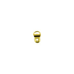 Shoe Boot Lace Eyelets with Gold Tone Loop and Ring - Pack of 20
