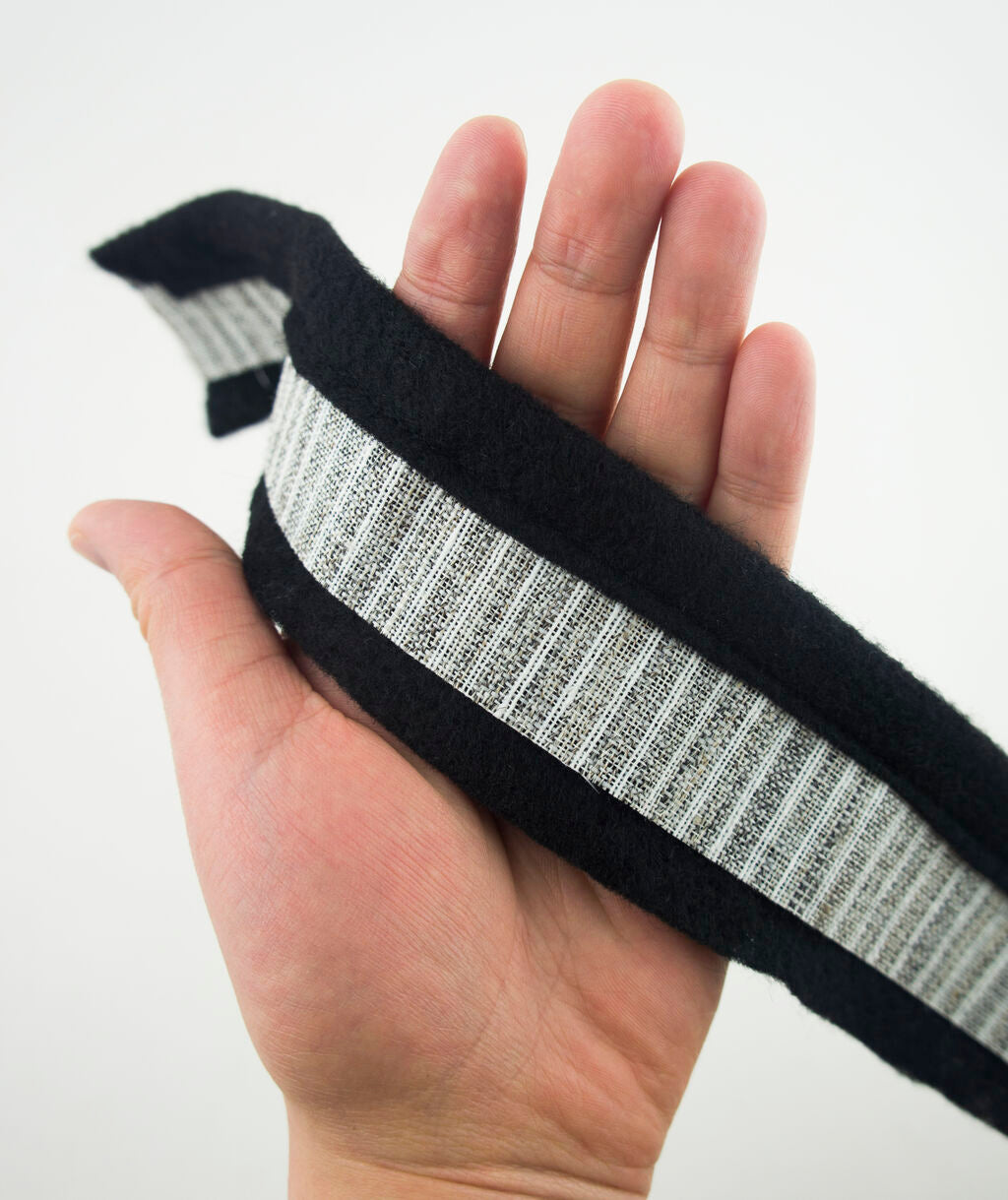 Black Sleeve Head Roll with Canvas - 2 Metres