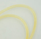 Elastic Lightweight Millinery Tubular Crin Trim - diameter 4 mm, appx 30 meters per pack - Egg Yolk Yellow