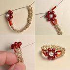 All ten rolls of shapable jewellery wire displayed together.