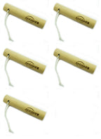 Pack of 6 natural banyan wood moth repellent sticks in clear wrap.
