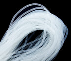 White Elastic Lightweight Millinery Tubular Crin Trim - diameter 4 mm, appx 30 meters per pack