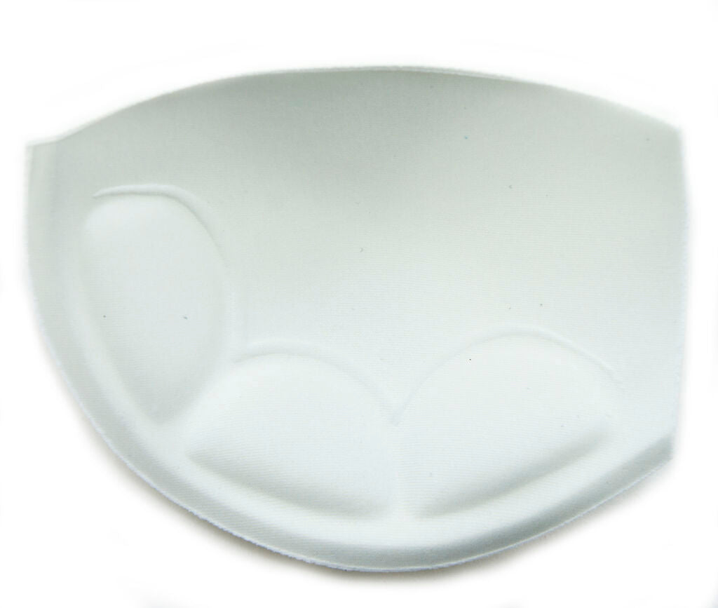 No.502 White Sew In Push Up Bra Cups 19 x 16.5 cm - C Cup 2 Pairs