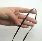 Close-up of the 5mm wide leatherette trim showing its smooth finish.