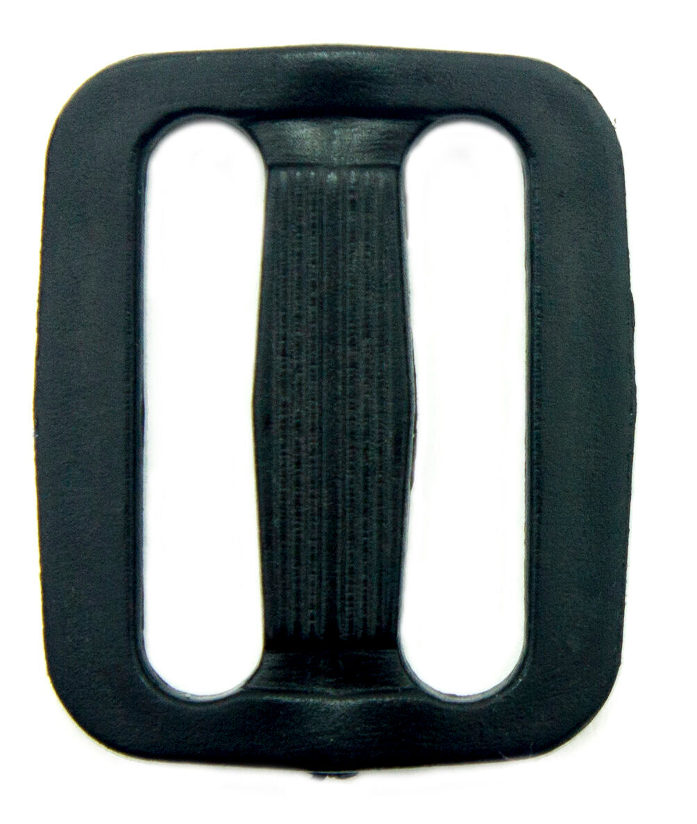 Buckle in use on a bag strap, demonstrating functionality.