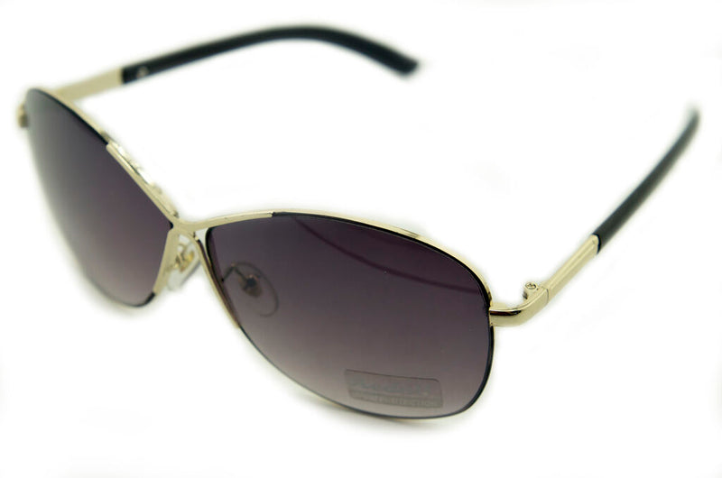 Stylish sunglasses in various colours on display.