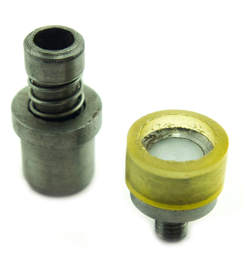 Die cast press set for making jeans buttons and studs.