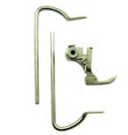 Industrial sewing machine guide foot with left guide